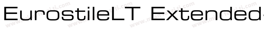 EurostileLT Extended字体转换